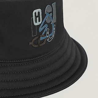 Fred Puzzle bucket hat - Black | Hermès USA